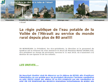 Tablet Screenshot of eau-vallee-herault.fr